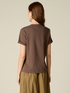 T-Shirt mit Juwelen-Schriftzug-Stickerei image number 1