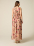 Vestito lungo in georgette fantasia image number 1