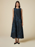 Robe longue en denim imprim&eacute; image number 1