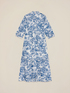 Long patterned cotton shirtdress image number 4