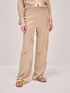 Satin trousers with sequin embroidery image number 3