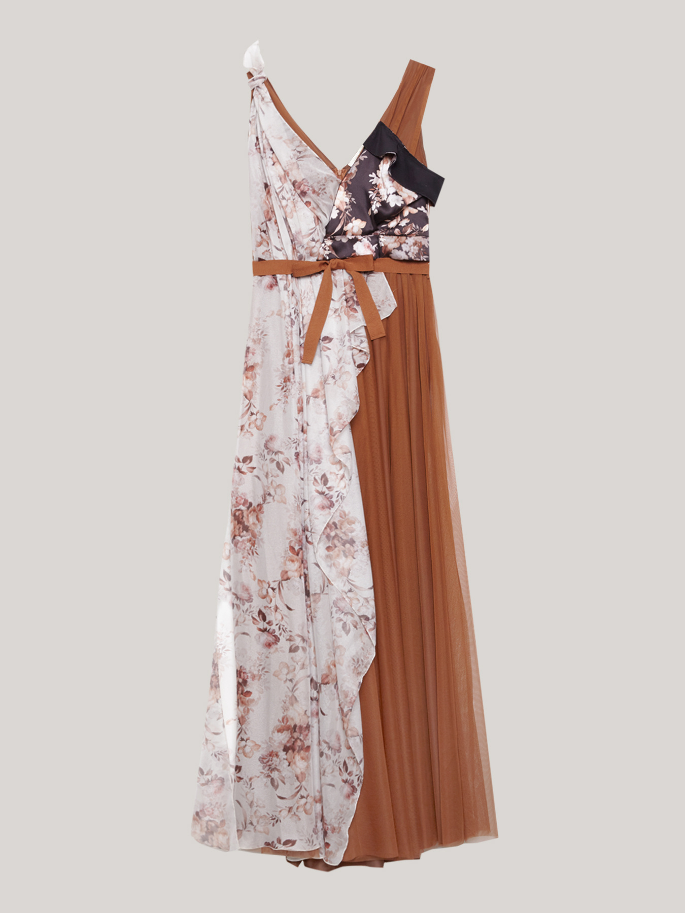 Vestito peplo lungo image number 3