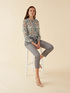 Patterned silk blouse image number 0