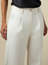 Palazzo trousers in flowing fabric image number 3