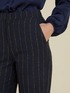 Nadelstreifenhose aus Flanell image number 3