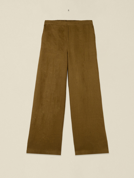 Linen palazzo pants