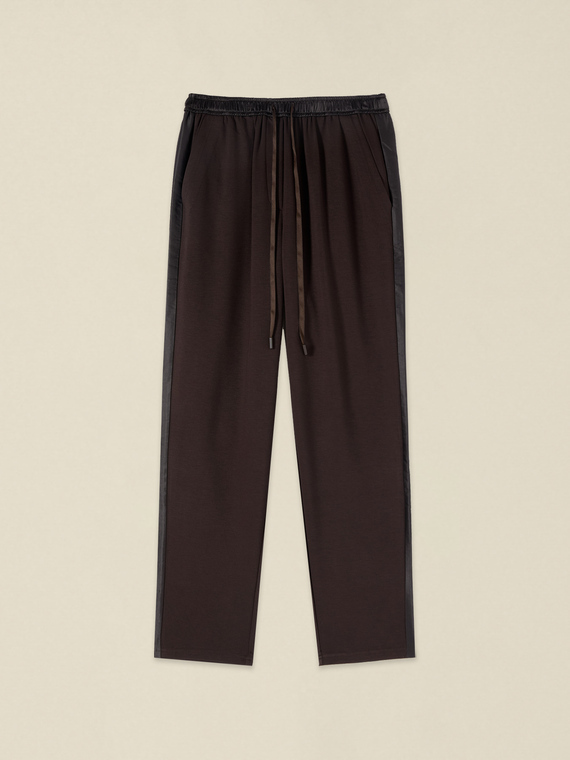 Joggers with satin details