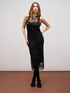 Lace midi dress image number 0