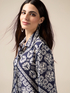 Patterned satin shirt image number 2