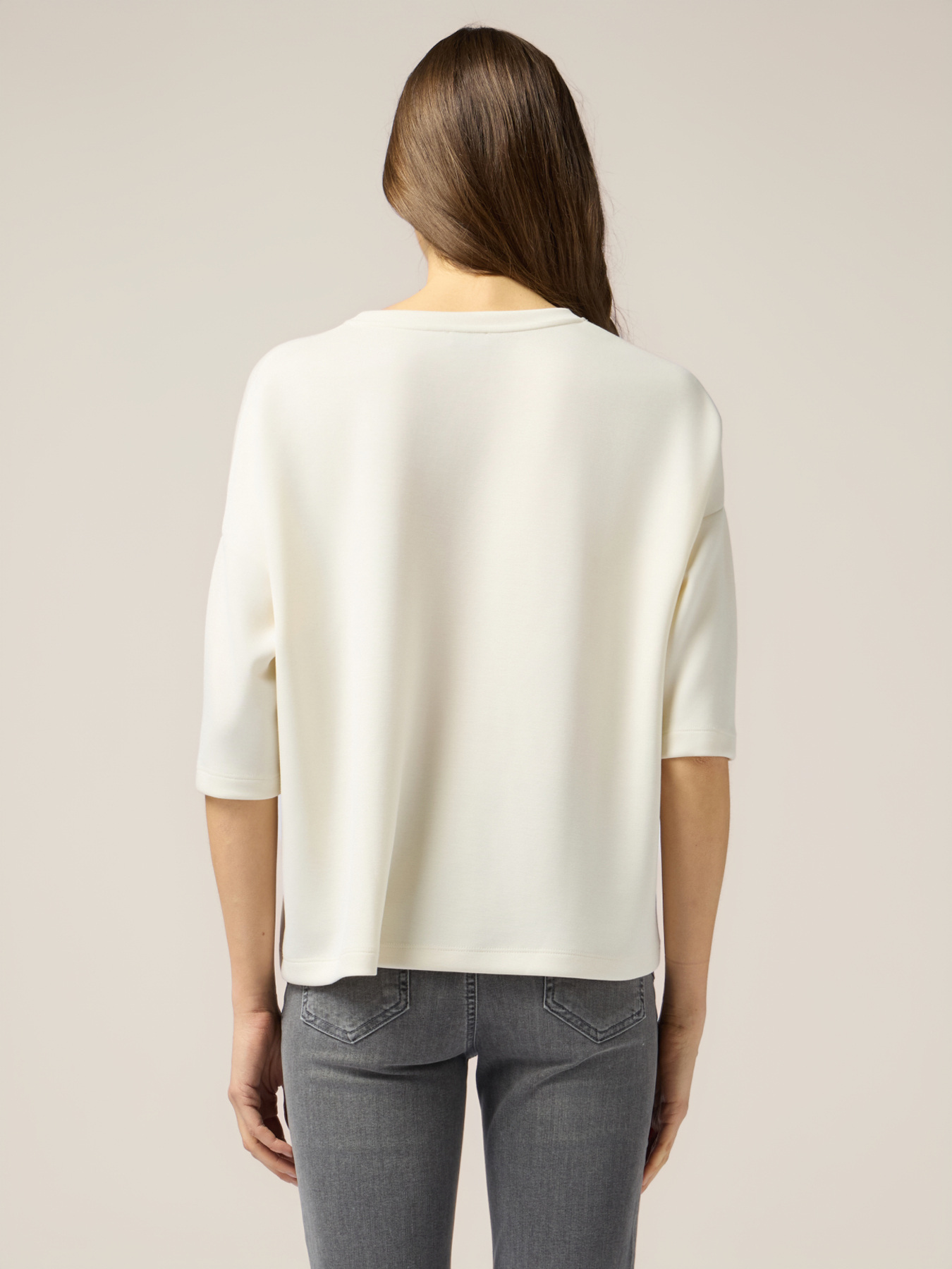 Scuba T-shirt with jewel appliqu&eacute;s image number 1