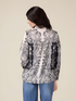 Patterned satin shirt image number 1