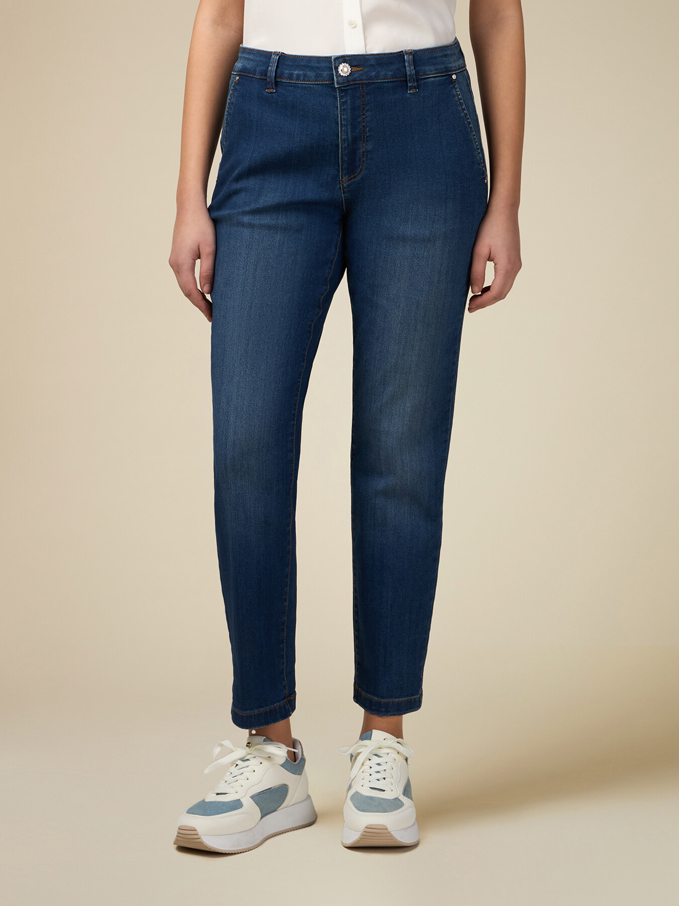 Umweltfreundliche Chino-Jeans image number 3