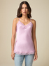 Top lingerie en satin et dentelle image number 0