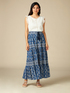 Gonna lunga fantasia ikat image number 0