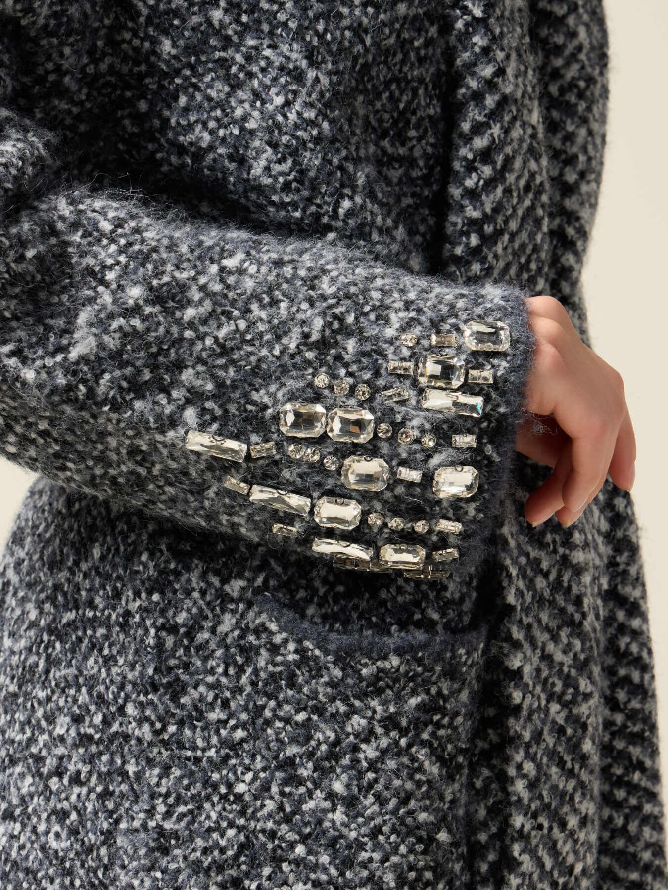 C&aacute;rdigan de punto con cintur&oacute;n image number 2