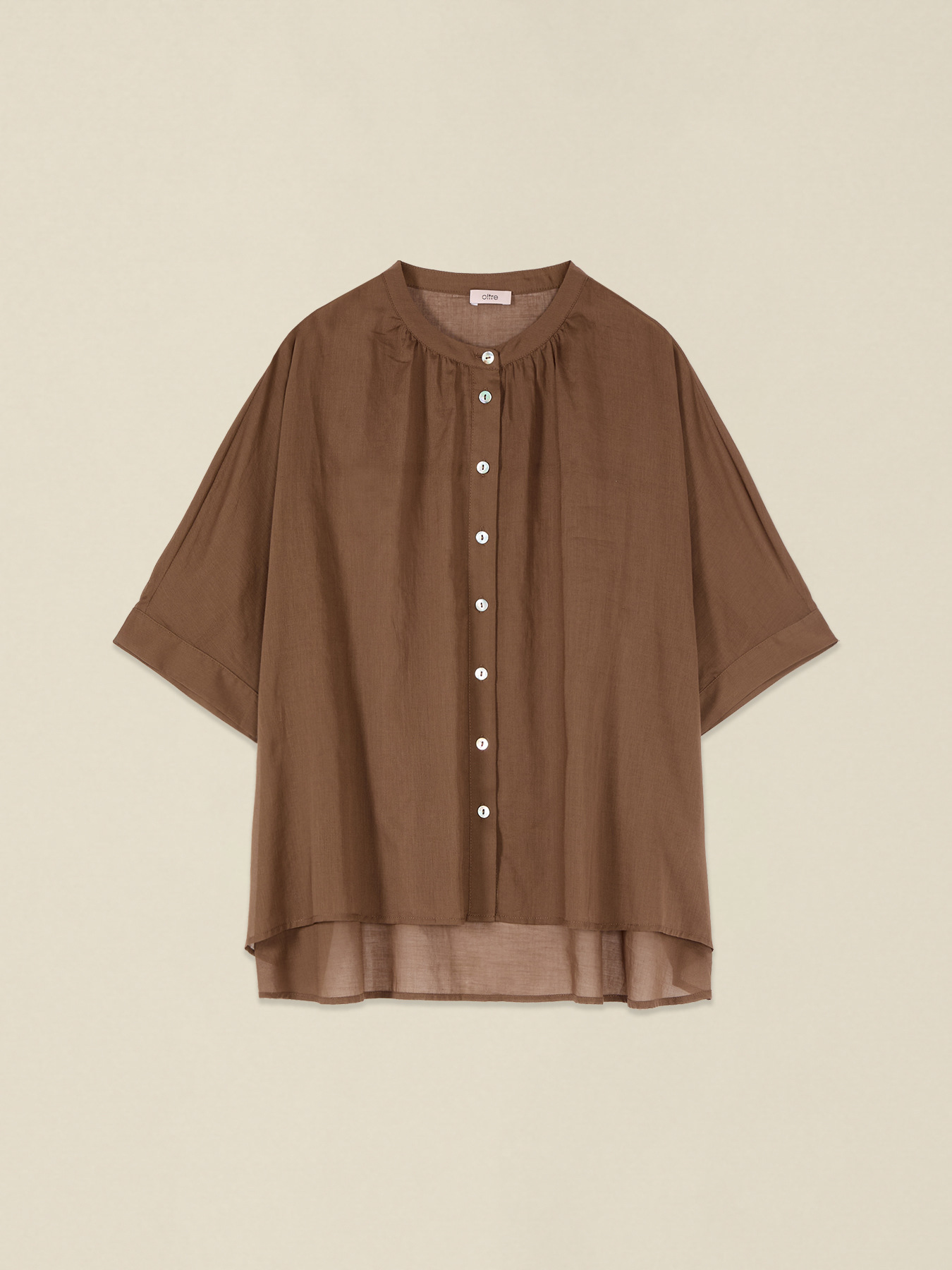 Cotton muslin shirt image number 3