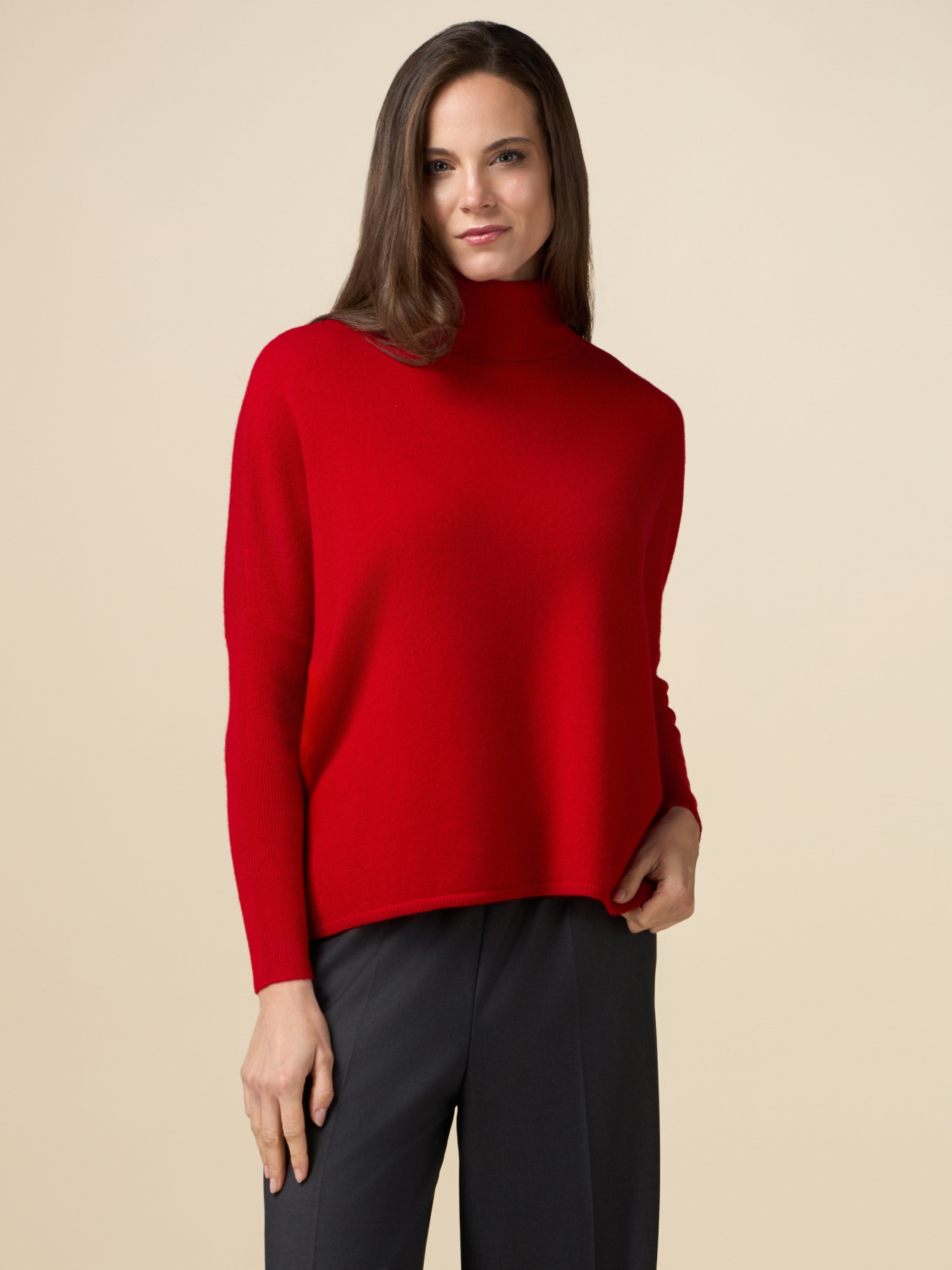 Rollkragenpullover aus reiner Wolle image number 0