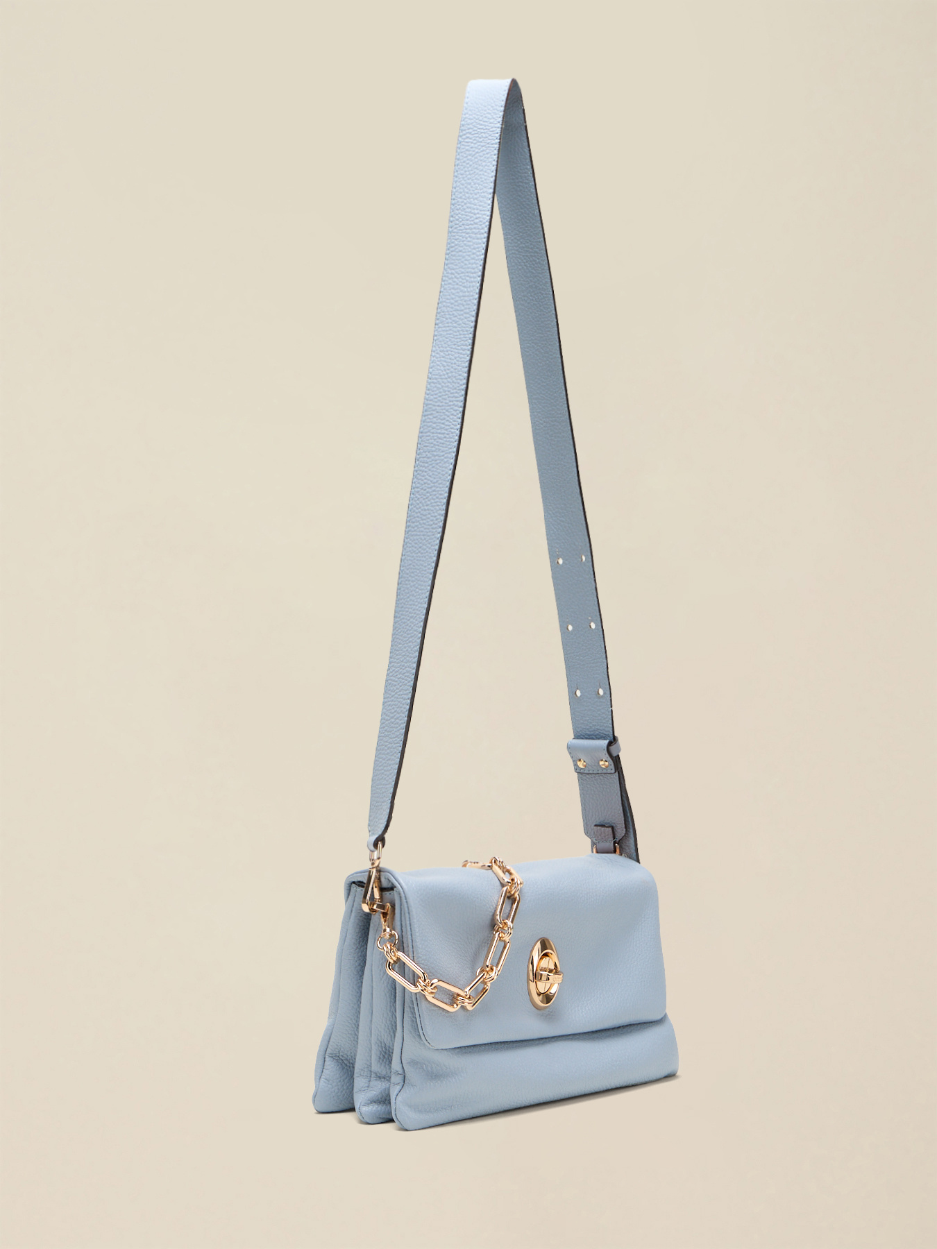 Genuine leather shoulder bag image number 3