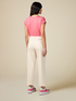 Tencel blend eco-friendly boyfit trousers image number 1