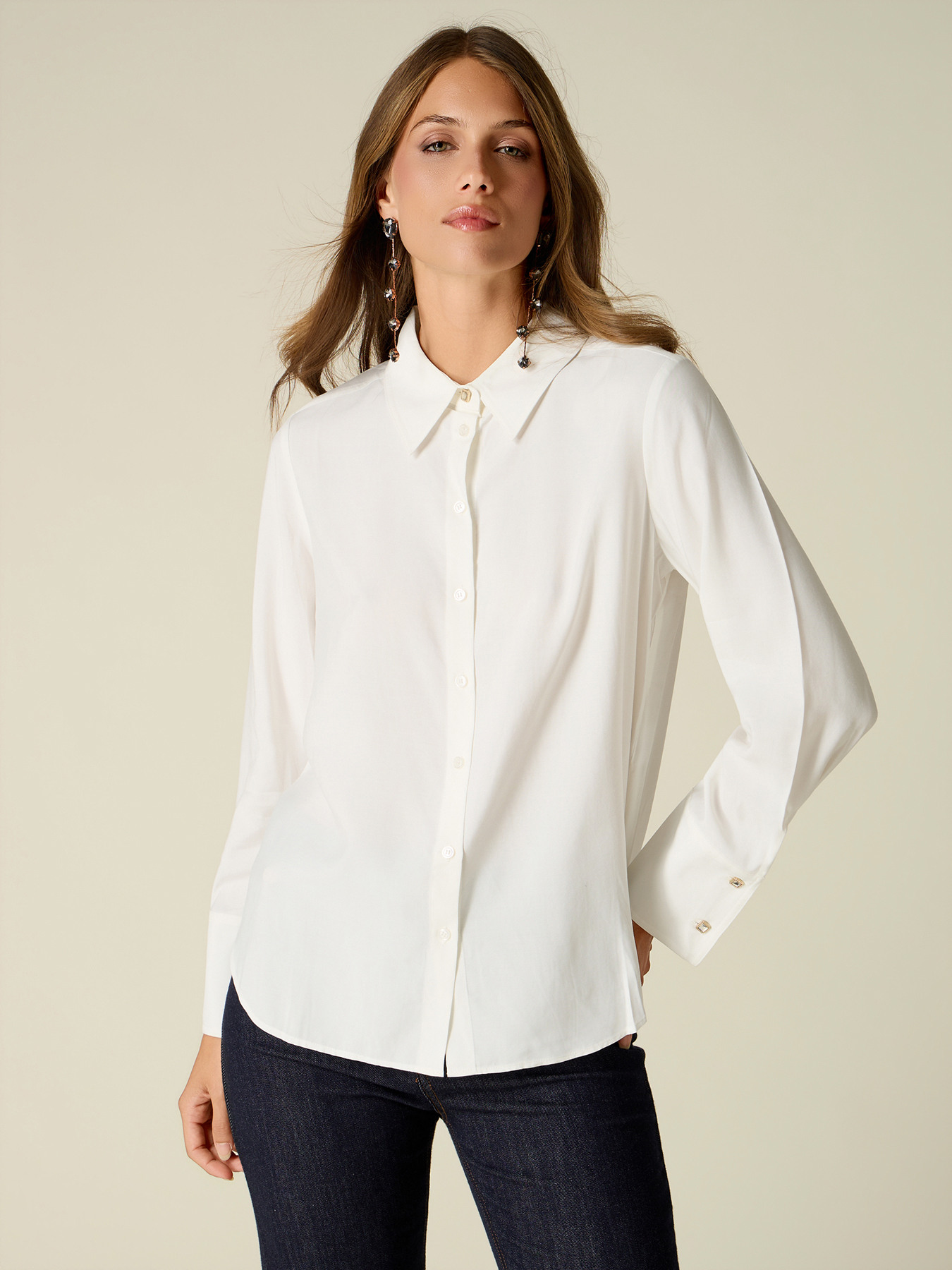 Bluse aus Viskose mit Juwelkn&ouml;pfen image number 0