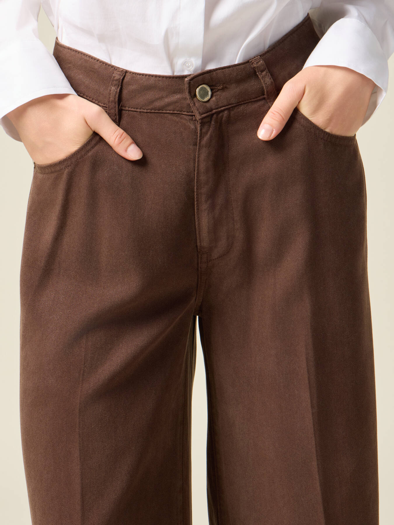 Palazzo pants in Tencel image number 2