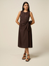 Robe midi avec n&oelig;ud lat&eacute;ral image number 0