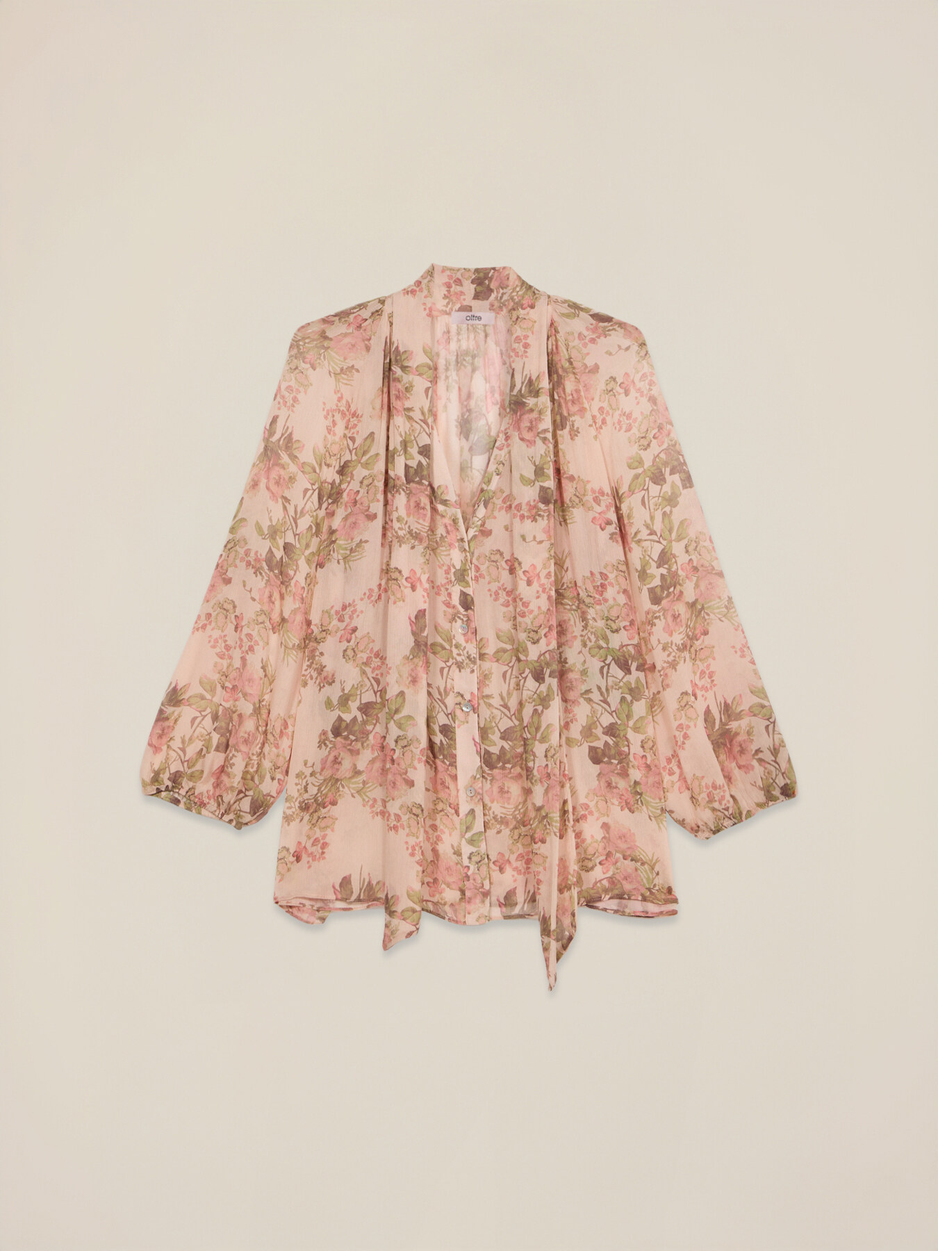 Patterned viscose shirt image number 3