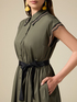 Chemisier dress with macram&eacute; details image number 2