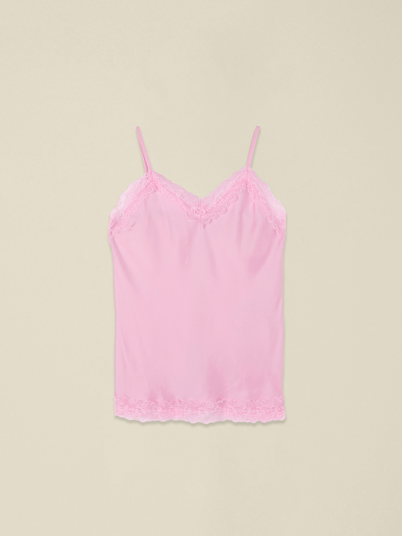 Top-Dessous aus Satin und Spitze image number 3