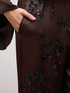 Pantaloni in raso con ricamo in paillettes image number 2