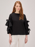 Boxy sweatshirt with bows image number 0