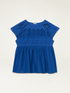 Bluse in A-Linie mit St. Galler Spitze image number 4