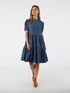Vestido corto de tencel image number 0