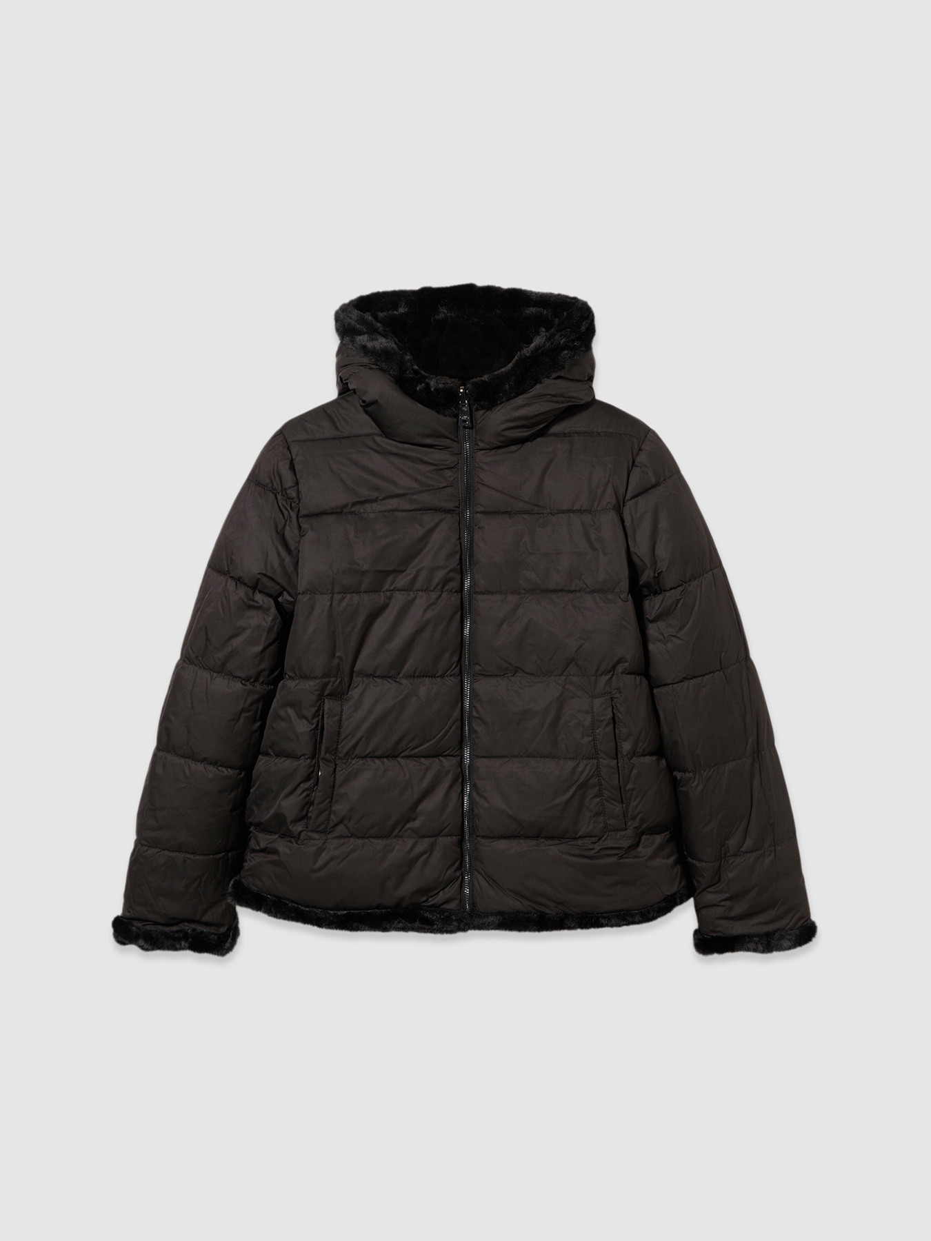 Pelliccia sintetica reversibile image number 7