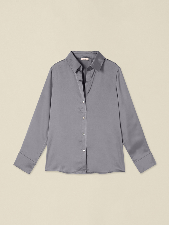 Camisa de sat&eacute;n