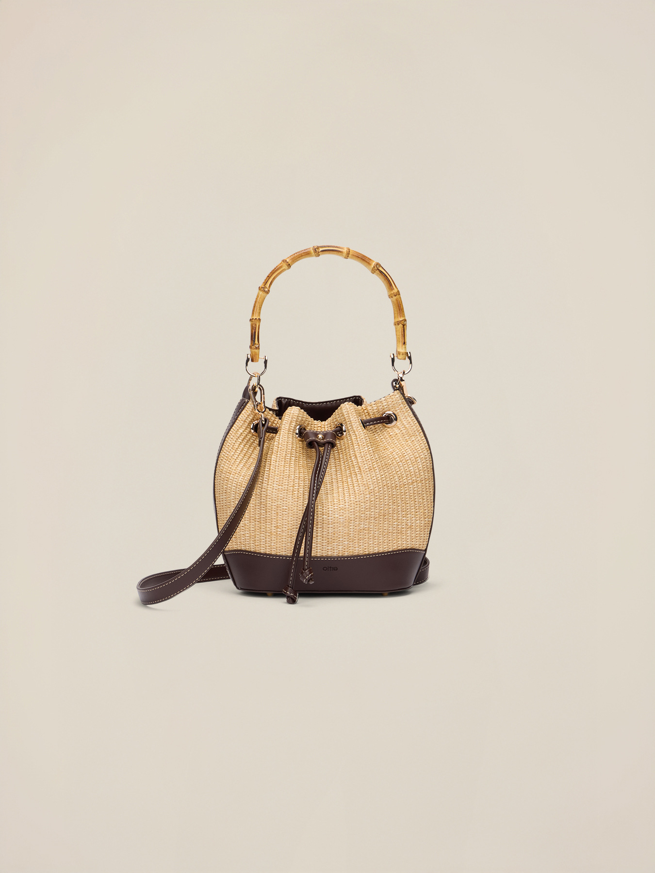 Borsa a secchiello intrecciato image number 0