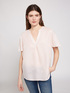 Kurz&auml;rmelige Bluse aus Cupro image number 0