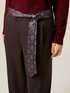 Pants with tie belt image number 2