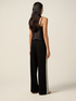 Pantalones soft touch con cinta lateral image number 1