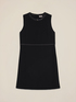 Sheath dress in enver satin with jewel detail image number 4