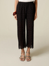 Pantaloni cropped in pizzo sangallo image number 3