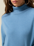 Jersey de cuello alto de punto fino mezcla de viscosa image number 2