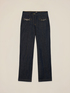 Regul&auml;re Jeans mit Metallketten image number 4