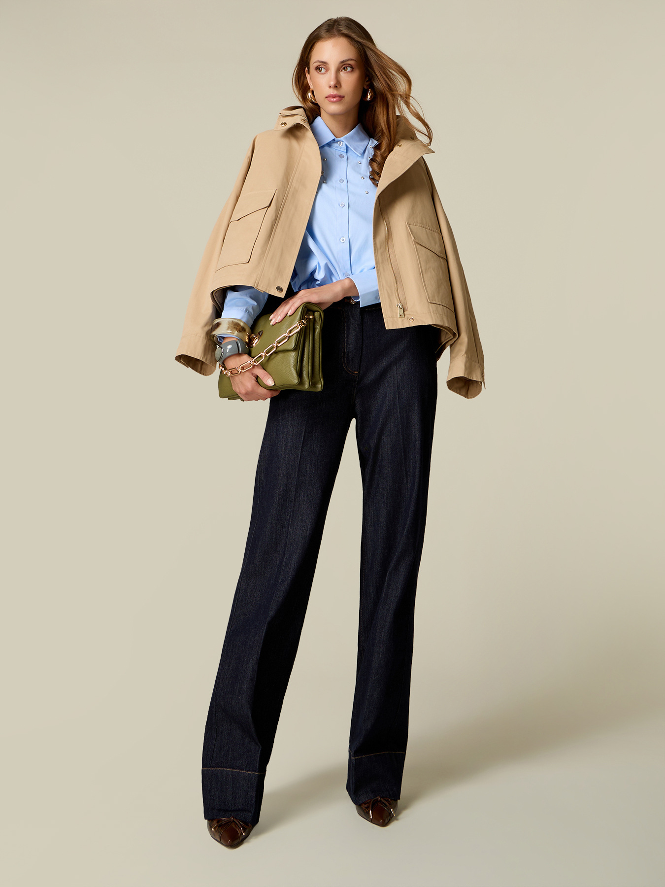 Wide-leg jeans image number 0