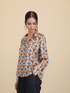 Camicia in raso fantasia image number 0