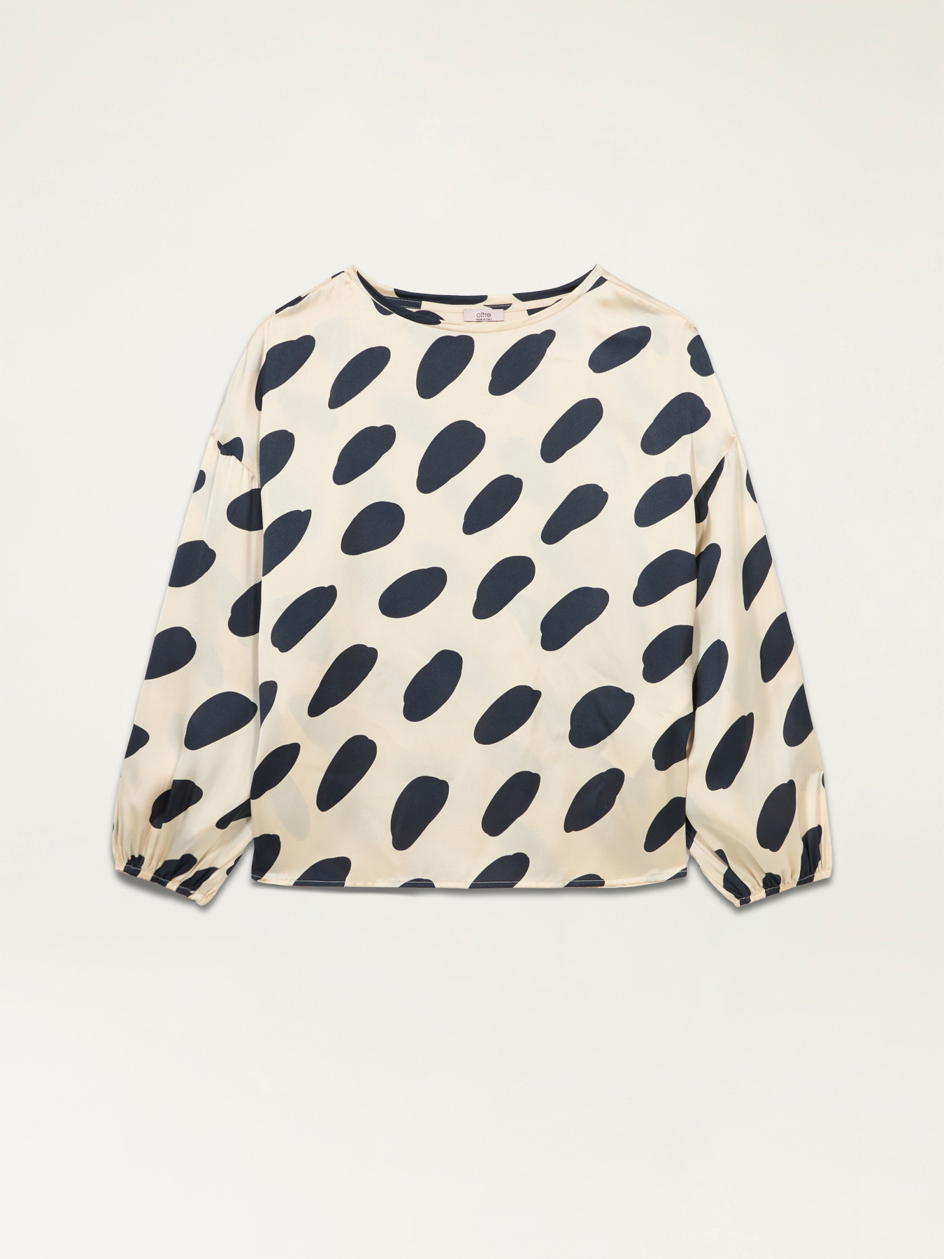 Blusa in raso fantasia image number 3