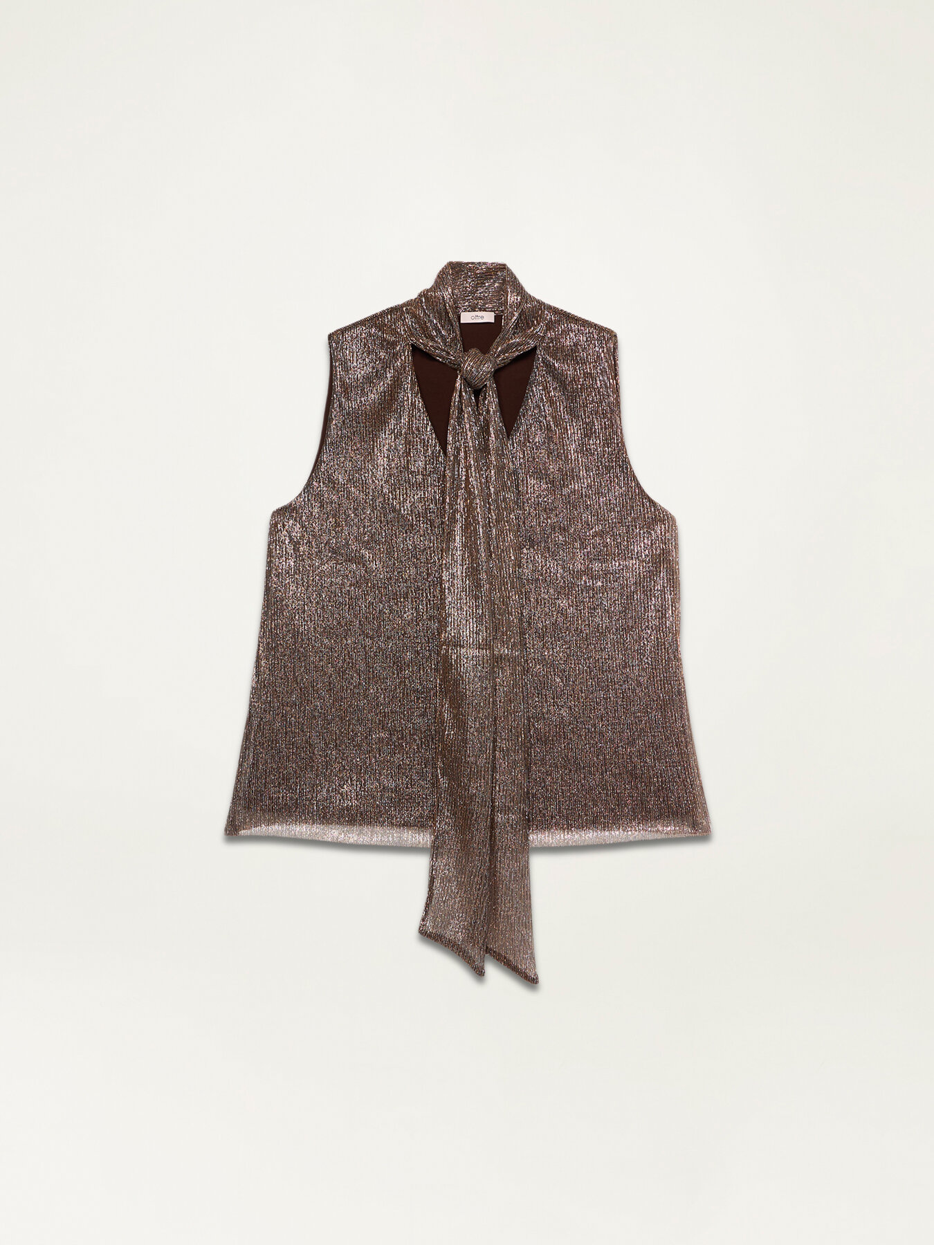 Lurex top with bow image number 3