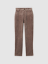 Ribbed velvet joggers image number 3
