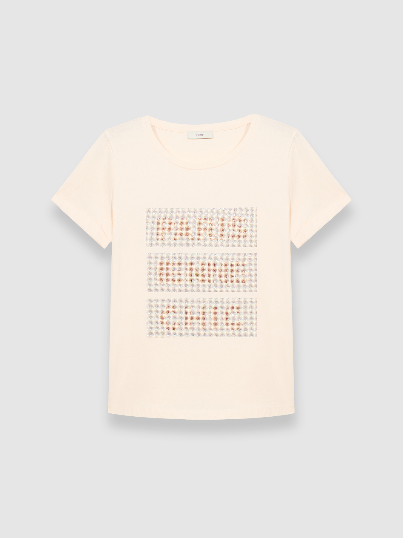 T-shirt avec application de lettres image number 3