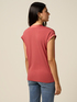 Two-material V-neck T-shirt image number 1